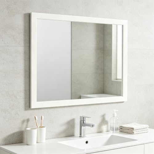 Bathroom Mirror for Over Sink 28x20 Inch Rectangular Wall Mirror - Image 6