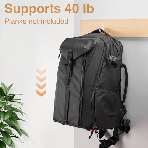 10Pcs Wall Hooks, Holds Up to 40 lbs - Image 2