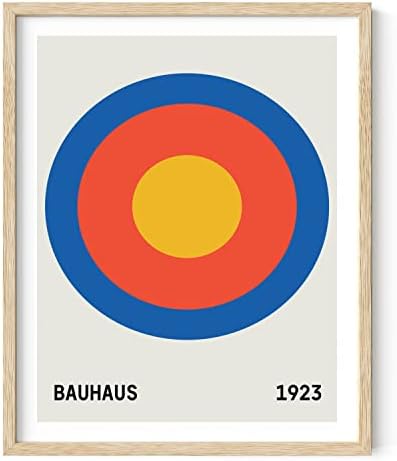 HAUS AND HUES Bauhaus Wall Art – Geometric Vintage Poster, Contemporary by HausandHuesArtPrints