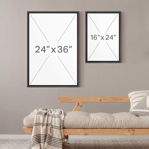 MUDECOR Framed Wall Art Print Set Pastoral Meadow and Tree Landscape - Image 6