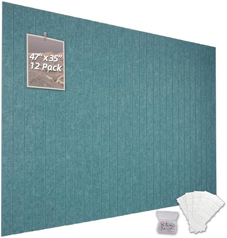 Cork Board Alternative Felt Bulletin Board Tiles-Modular Slat Paneling by Unknown
