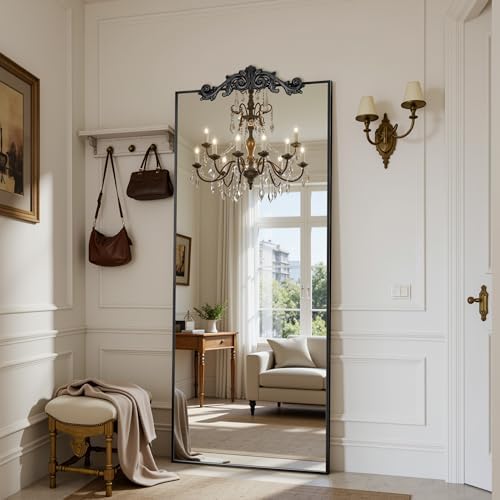 Antok Full Length Mirror, Retro Style - Image 3
