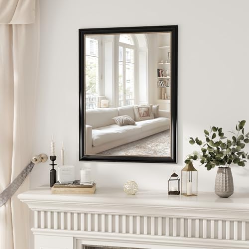 Axeman 30x40 Rectangular Wall Mirror, Decorative Bathroom Mirror, Traditional by Axeman