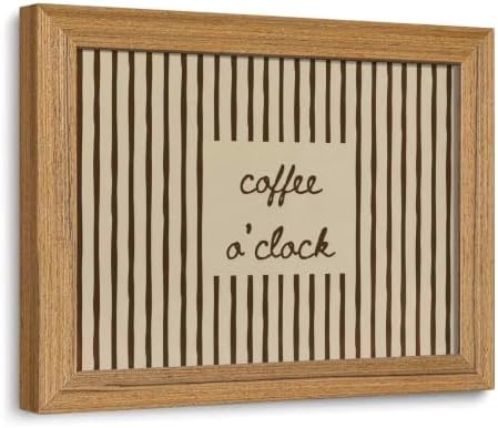 SEYSHUI Framed Coffee Wall Art Kitchen Picture Wall Decor 8x10in by Unknown
