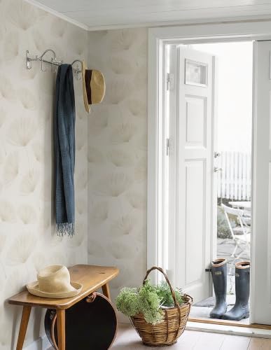 Neutral Botanical Peel and Stick Wallpaper Modern Farmhouse Contact Paper - Image 3