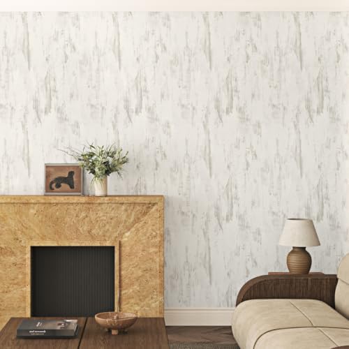 Beige Concrete Wallpaper Peel and Stick Textured Matte Cement - Image 5