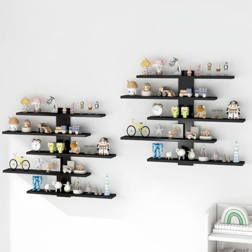 5-Tier Trinket Shelf, Wall Display Shelf - Image 2