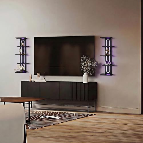 Homaterial RGB 5-Tier Floating Shelves - Image 6