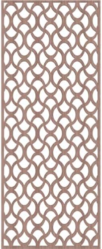 Resort Decorative Pierced Fretwork Wood Wall Panels, 15 3/8"W x 39 3/8"H x 3/8"T - Image 2