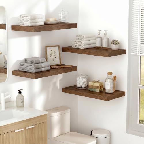Vivelove 10" Deep Floating Shelves, 24”Wide Set of 2 - Image 6