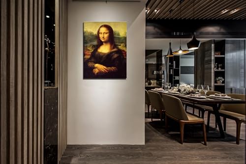 weiyiart Mona Lisa Canvas Art Print Stretched Painting Picture Poster Giclee - Image 3