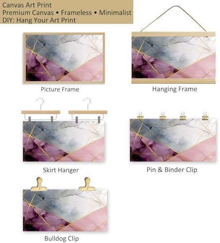 Canvas Wall Art Modern Geometric Marble Texture Wall Pictures, Canvas Print - Image 6