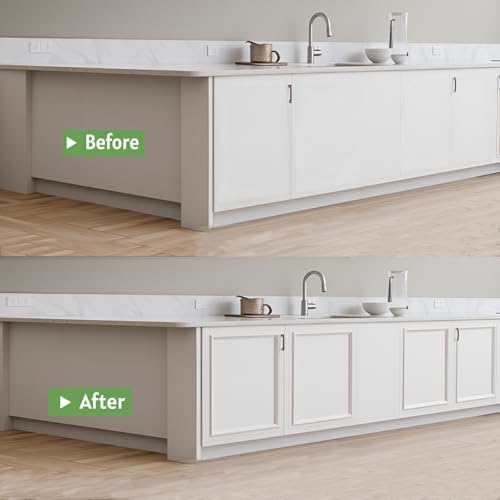 Peel and Stick Wall Molding, 4 Set 20" x 20" Pre Cut Wainscoting Panels - Image 5