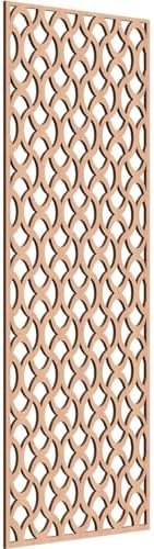 Resort Decorative Pierced Fretwork Wood Wall Panels, 27 3/8"W x 69 3/8"H x 3/8"T by EkenaMillwork