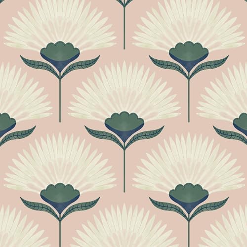 CiCiwind Vintage Wallpaper Peel and Stick Botanical Contact Paper Boho Wall by CiCiwind