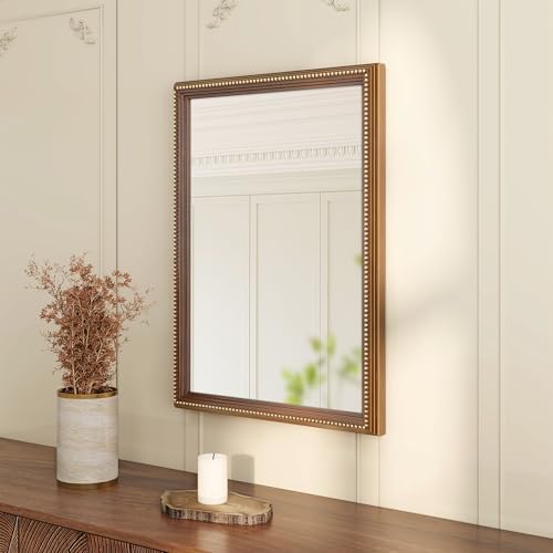 Axeman 22x30 Wood Wall Mirror, Rustic Bathroom Mirror, Vintage Wall Mounted by Axeman
