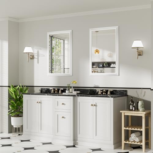 Briivue Bathroom Wall Mirror, 24x36 Inch - Image 4