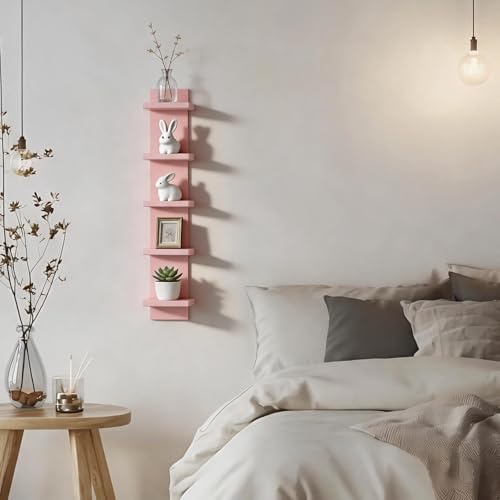 Homaterial 5 Tier Floating Wall Shelf - Image 2