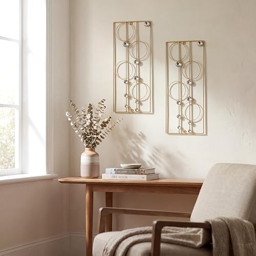 ZEXUIRU 2 Pcs. Abstract Metal Art - Image 2