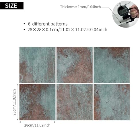 LiveInUrban Flat Metal Wall Panels Rustic Finish - Image 4