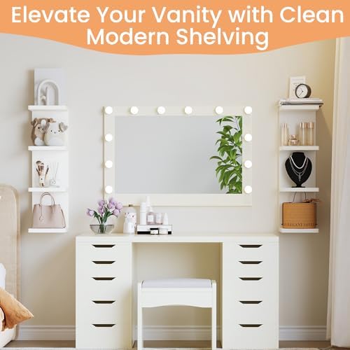 upsimples 4-Tier Floating Wall Shelf - Image 4