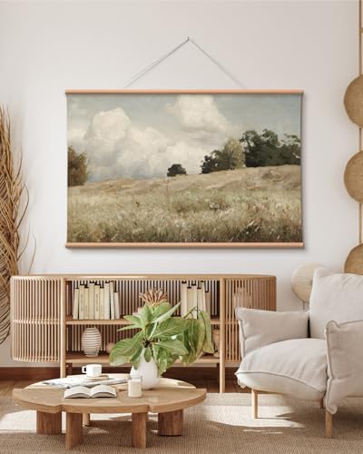 VIYYIEA Extra Large Canvas Wall Art, 36x54 Inch Vintage Landscape Painting - Image 3