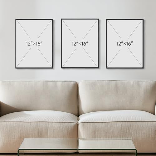 Framed Colorful Abstract Mid Century Modern Wall Art Bedroom, 12x16 Inch - Image 4