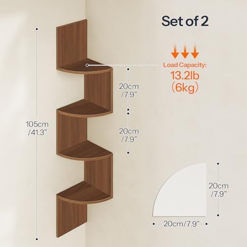 HOOBRO Corner Shelf Wall-Mounted - Image 3