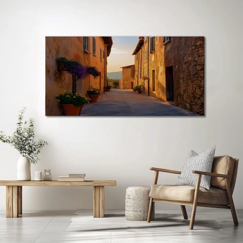 Large Canvas Wall Art Romantic Vintage Street View Quality Picture Prints - Image 4