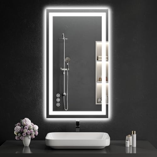 24"x42" Lighted LED Bathroom Mirror by WISSMIELSHOME
