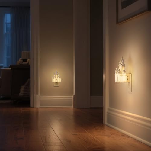 DORESshop Night Lights Plug into Wall, 3D Printed Castle Night Light - Image 7