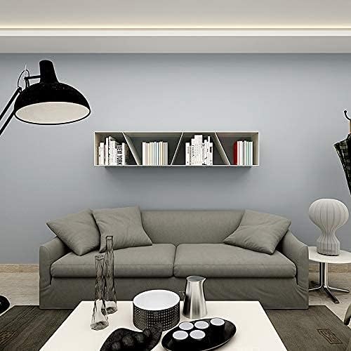 practicalWs Gray Self-Adhesive Wallpaper SelfA-dhesive Film Stick Paper - Image 5