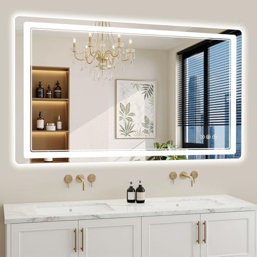 30"x55" LED Bathroom Mirror by WISSMIELSHOME