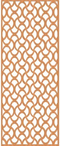 Resort Decorative Pierced Fretwork Wood Wall Panels, 19 3/8"W x 49 3/8"H x 1/4"T - Image 4