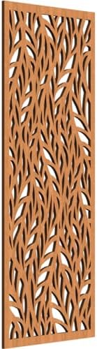 13 3/8"W x 34 3/8"H x 3/8"T Ortonville Decorative Fretwork Wood Wall Panels by EkenaMillwork