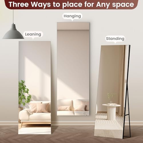 Kosmonia 56"x18" Frameless Full Length Mirror - Image 4