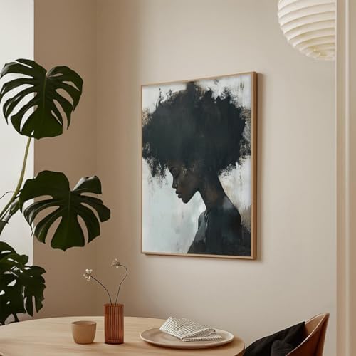 Black Woman Wall Art Trendy African American Sexy Women 16x20 Inch Unframed - Image 5
