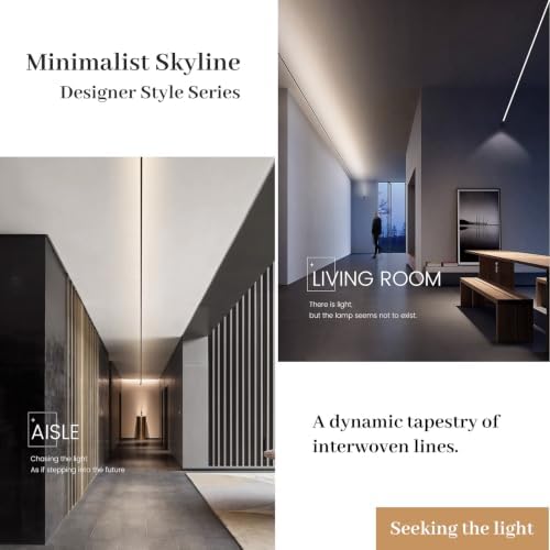 Skyline Steel Strip Light Linear Wall Lamp Strip Family Decoration - Image 4