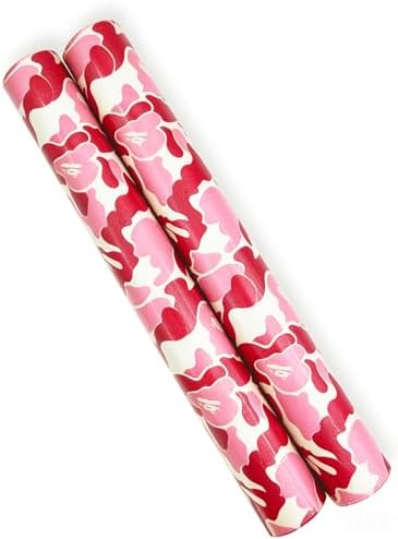 Self-Adhesive Vinyl Pink Camouflage Contact Paper Peel and Stick Camouflage by AINITAOCOM