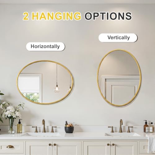 Oval Bathroom Mirror for Wall - Image 6