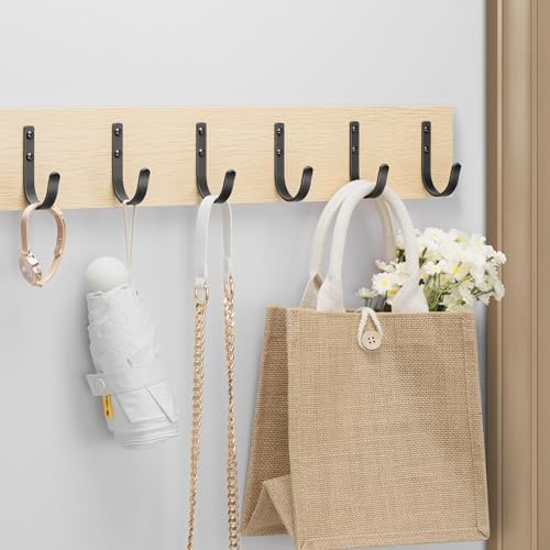 niffgaff Wall Outdoor Hooks for Hanging Coat - 22LB Screw in Metal Hanger Wall - Image 6