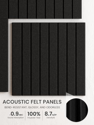 Bumusty 48"x 36" Large Felt Bulletin Board Tiles - Image 3