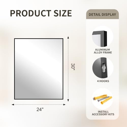 FICTOR Bathroom Vanity Mirror for Over Sink - Image 2