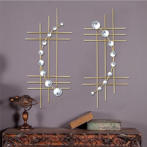 ZEXUIRU 2 Pcs Abstract Metal Art by ZEXUIRU