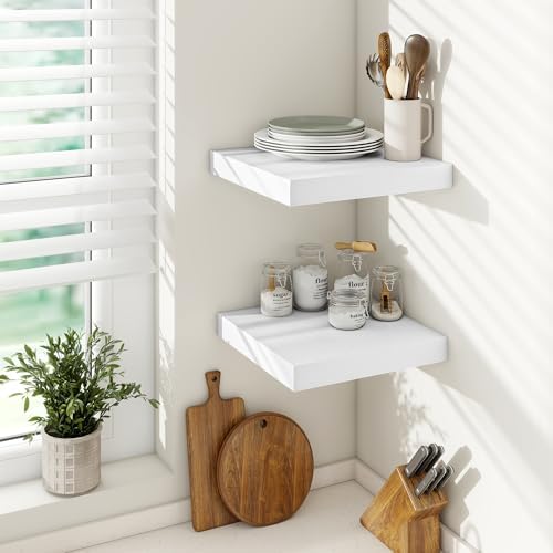 Vivelove Square Floating Shelves 12x12” Set of 2 - Image 2