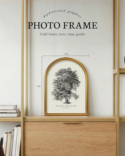 VIYYIEA Vintage Christian Wall Art, Sketch Oak Tree Framed Pictures - Image 6