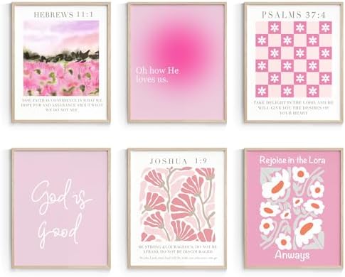 Habseligkeit Unframed Pink Gradient Room Decor, Posters by Habseligkeit