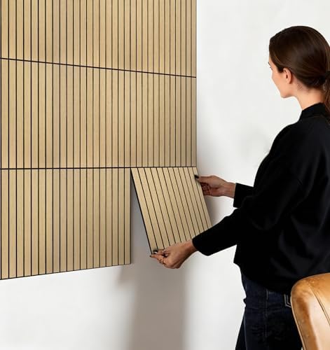 16-Pack Peel and Stick Acoustic Wall Panels, 11.8" x 11.8" PET Soundproof & - Image 5
