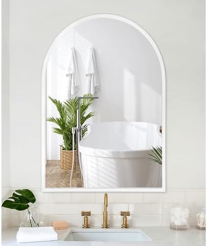 Wall Mirror Arched Metal Framed Mirrors - Image 3