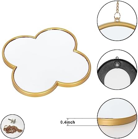 DECANIT Decorative Wall Mirrors Set of 3, Bedroom & Entryway, Accent Wall Decor - Image 7